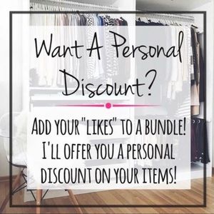 Discounts!!! Ask and you shall receive.